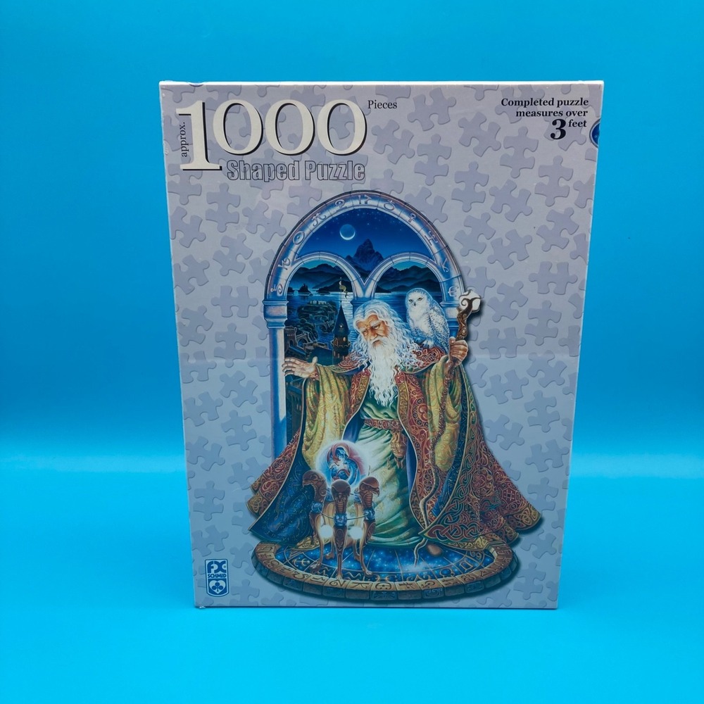 Sealed Vintage FX Schmid Spellbound 1000 Piece Jigsaw Puzzle Wizard No 78013